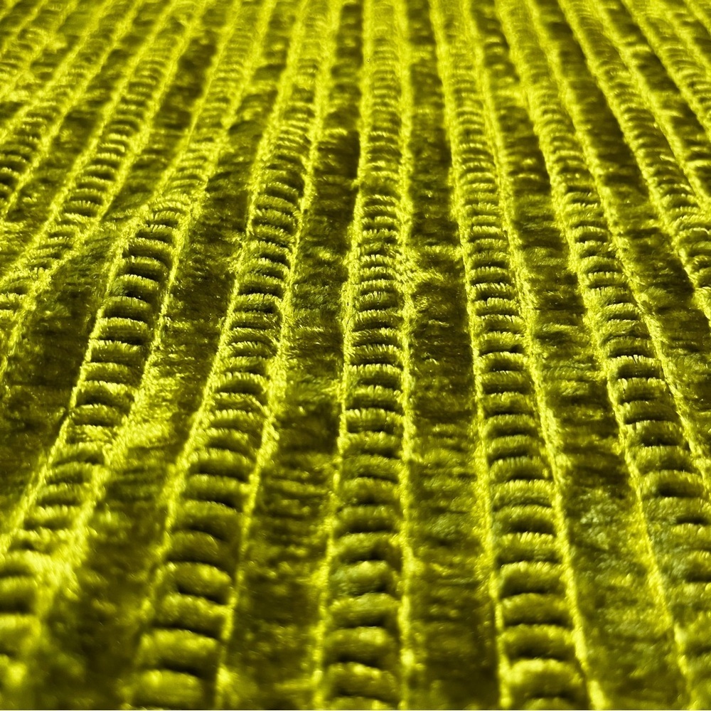 VINTAGE Betty Blue Green Crushed Velvet Ribbed Turtle Neck Top size medium - Picture 4 of 6